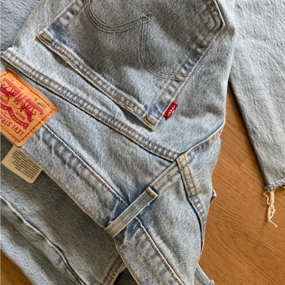 Levi's Light Blue Denim Jacket with Red Tab